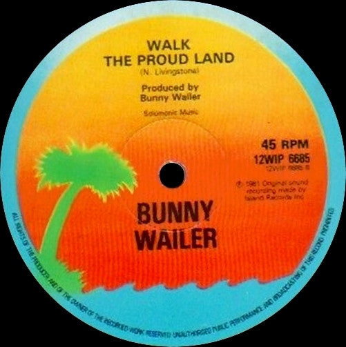 Bunny Wailer : Dancing Shoes / Walk The Proud Land (12")
