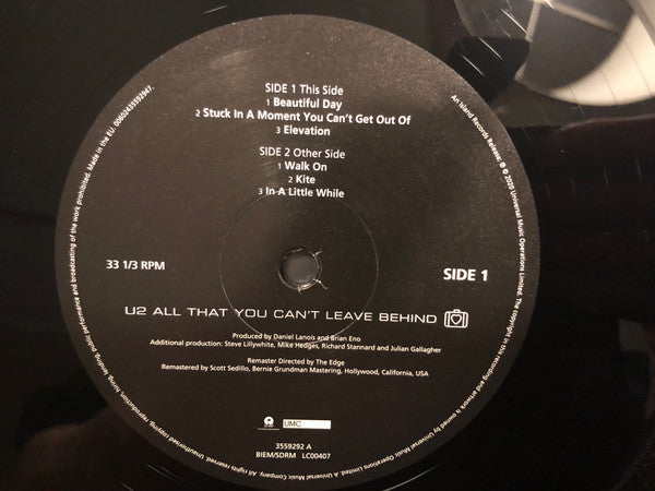 U2 ~ All That You Can't Leave Behind (Vinyl) - Djungel & Jazz