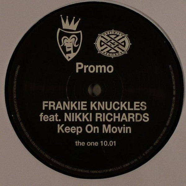 Frankie Knuckles Featuring Nicki Richards : Keep On Movin' (12", Promo)