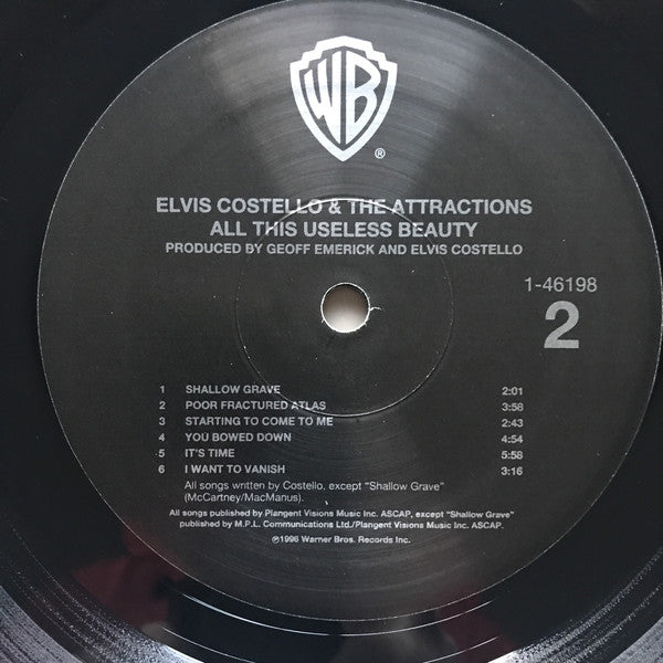 Elvis Costello & The Attractions ~ All This Useless Beauty (Vinyl) - Djungel & Jazz