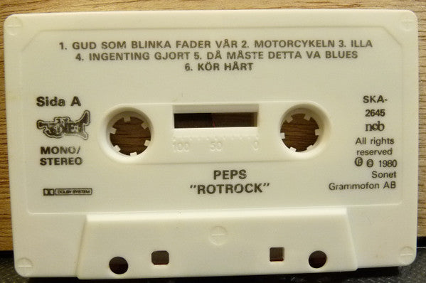 Peps Persson Med Peps Blodsband ~ Rotrock (Vinyl) - Djungel & Jazz