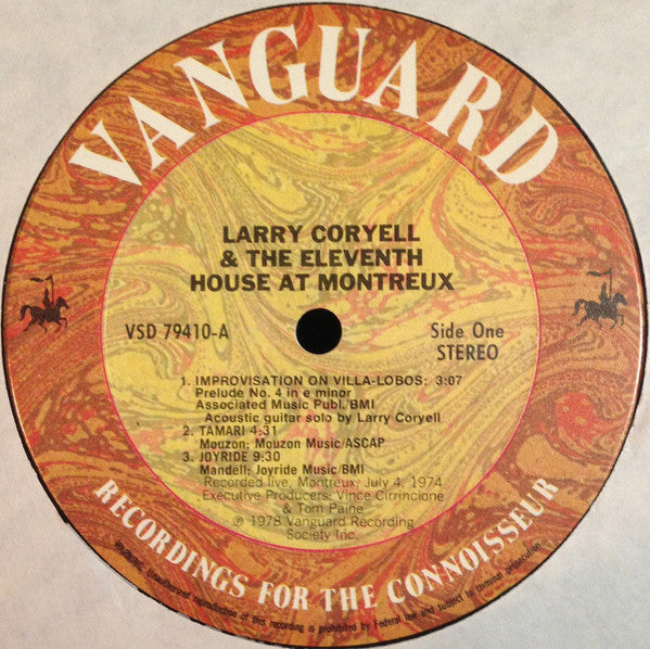Larry Coryell & The Eleventh House ~ At Montreux (Vinyl) - Djungel & Jazz