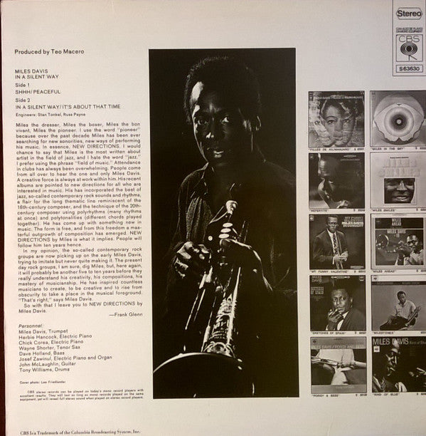 Miles Davis : In A Silent Way (LP, Album)