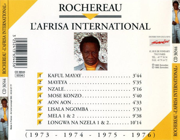Tabu Ley Rochereau & Orchestre Afrisa L'International ~ Rocherau L'Afrisa International (1973-1974-1975-1976) (Vinyl) - Djungel & Jazz