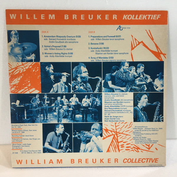 Willem Breuker Kollektief ~ William Breuker Collective (Vinyl) - Djungel & Jazz