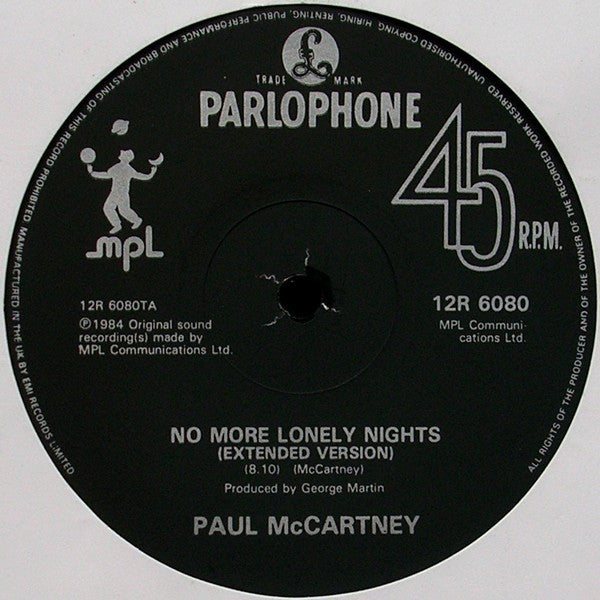 Paul McCartney ~ No More Lonely Nights (Vinyl) - Djungel & Jazz