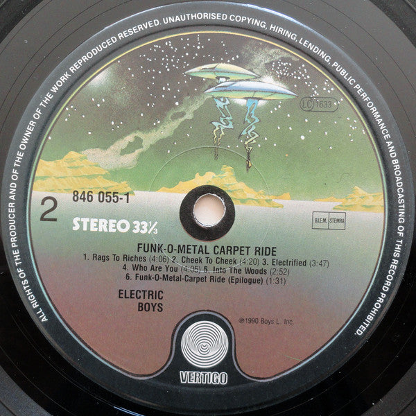 Electric Boys ~ Funk-O-Metal Carpet Ride (Vinyl) - Djungel & Jazz