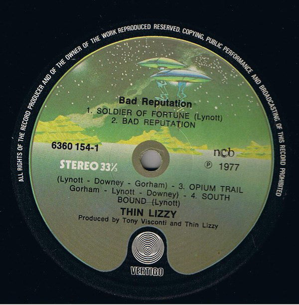 Thin Lizzy ~ Bad Reputation (Vinyl) - Djungel & Jazz