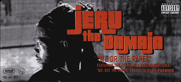 Jeru The Damaja ~ Me Or The Papes (Vinyl) - Djungel & Jazz