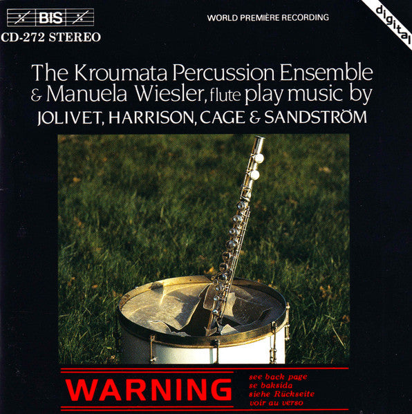 Jolivet, Harrison, Cage, Sandström - Manuela Wiesler, The Kroumata Percussion Ensemble ~ The Kroumata Percussion Ensemble 2 / Manuela Wiesler, Flute (Vinyl) - Djungel & Jazz