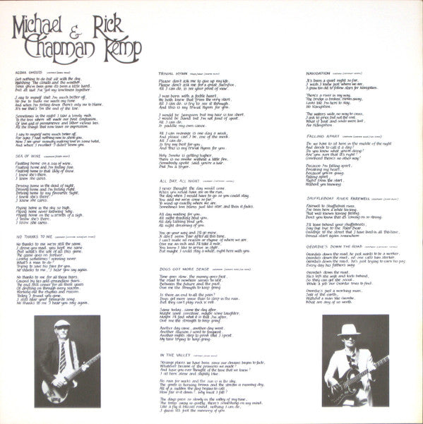 Michael Chapman And Rick Kemp ~ Original Owners (Vinyl) - Djungel & Jazz