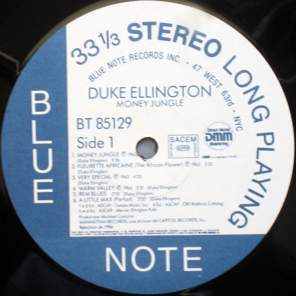 Duke Ellington : Money Jungle (LP, Album, RE, RM)