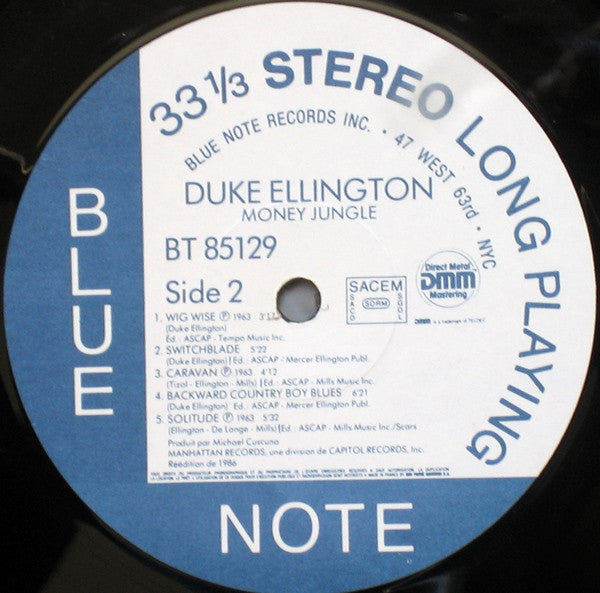 Duke Ellington : Money Jungle (LP, Album, RE, RM)