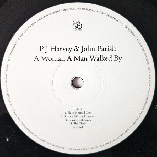 P J Harvey* & John Parish : A Woman A Man Walked By (LP, Album, RE, 180)
