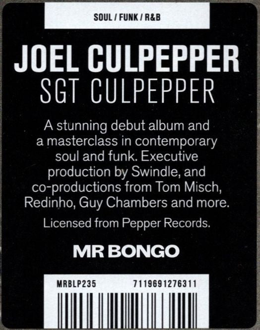 Joel Culpepper ~ Sgt Culpepper (Vinyl) - Djungel & Jazz