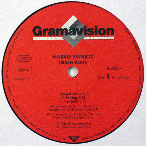 Harvie Swartz : Urban Earth (LP, Album)