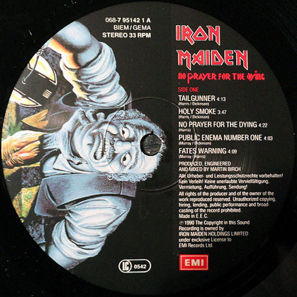 Iron Maiden ~ No Prayer For The Dying (Vinyl) - Djungel & Jazz