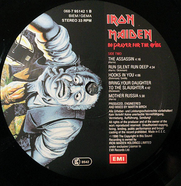 Iron Maiden ~ No Prayer For The Dying (Vinyl) - Djungel & Jazz