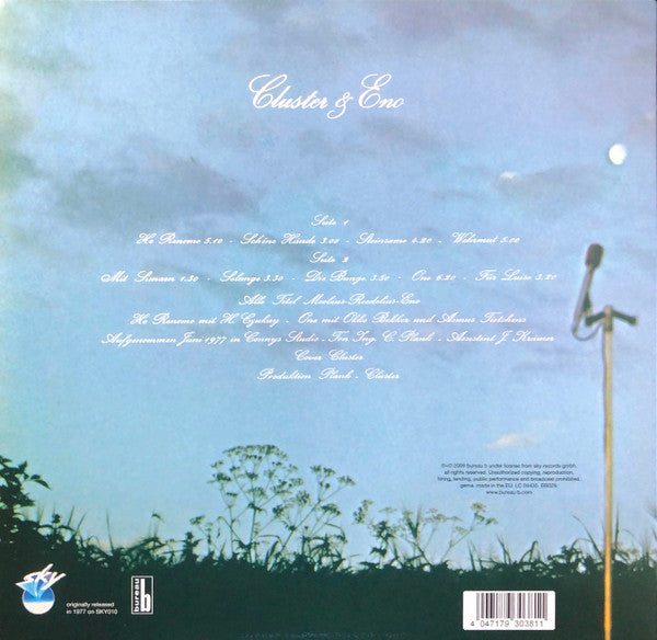 Cluster & Eno* : Cluster & Eno (LP, Album, RE, RM)
