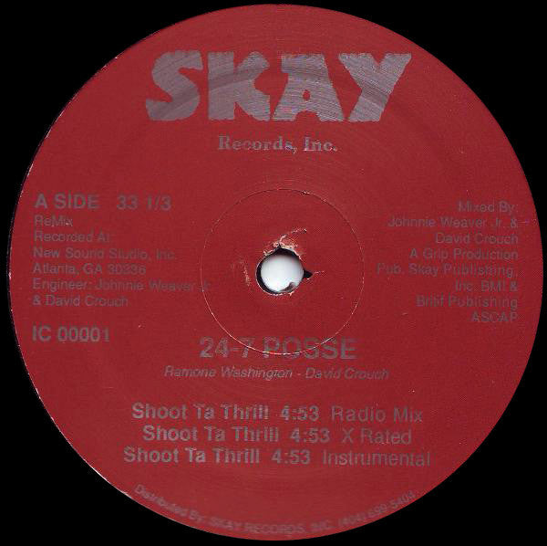 24-7 Posse ~ Shoot Ta Thrill / We Ain't Playin (Vinyl) - Djungel & Jazz