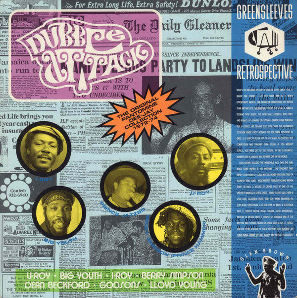 Glen Brown : Dubble Attack (The Original Pantomine Dee-Jay Collection 1972-74) (LP, Comp)