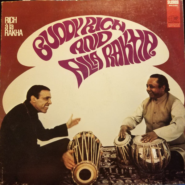 Buddy Rich And Alla Rakha ~ Rich À La Rakha (Vinyl) - Djungel & Jazz