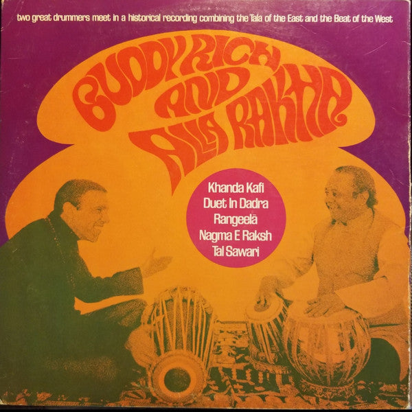 Buddy Rich And Alla Rakha ~ Rich À La Rakha (Vinyl) - Djungel & Jazz