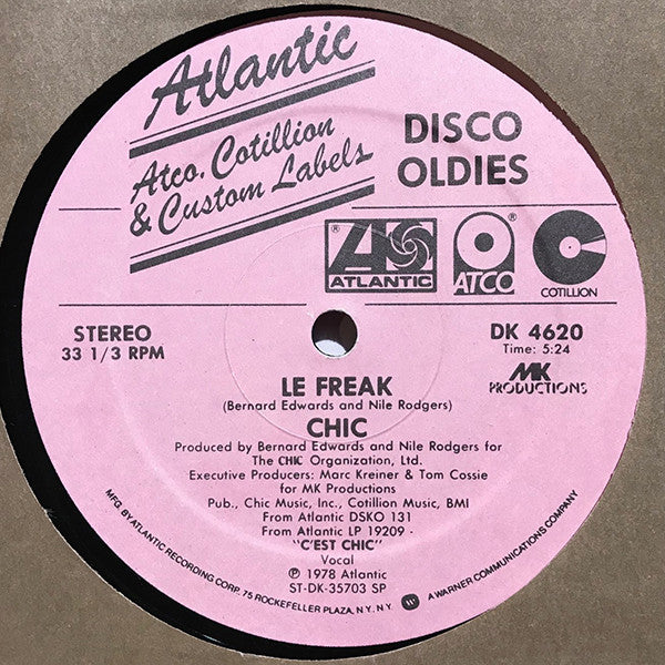 Chic : Le Freak / You Can Get By (12")