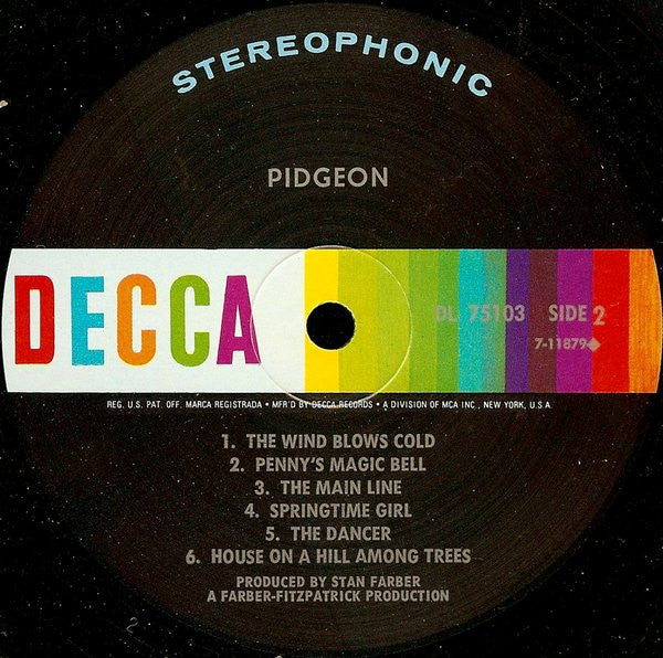 Pidgeon  ~ Pidgeon (Vinyl) - Djungel & Jazz