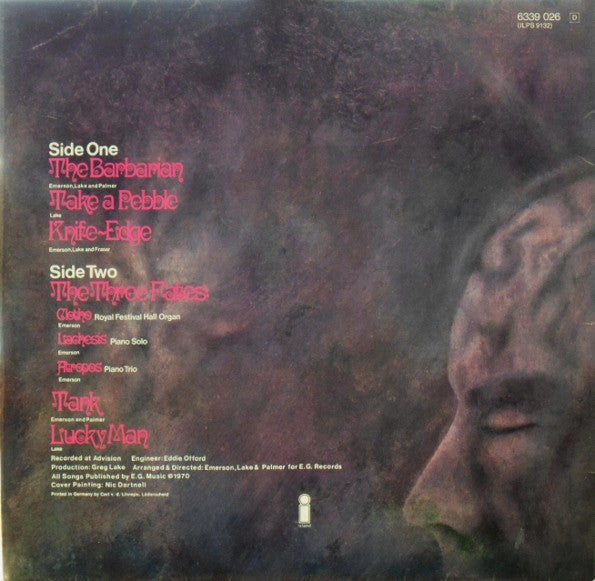 Emerson Lake & Palmer ~ Emerson, Lake & Palmer (Vinyl) - Djungel & Jazz