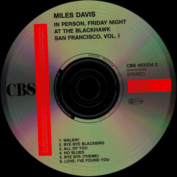 Miles Davis ~ In Person, Friday Night At The Blackhawk, San Francisco, Volume 1 (Vinyl) - Djungel & Jazz