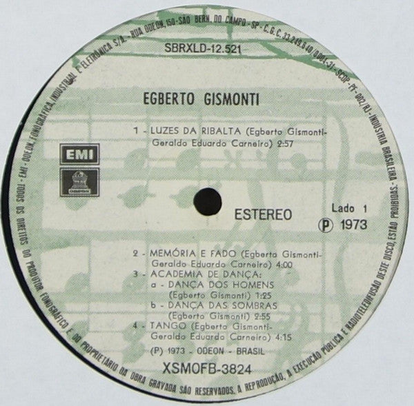 Egberto Gismonti : Egberto Gismonti (LP, Album, RE, Gat)