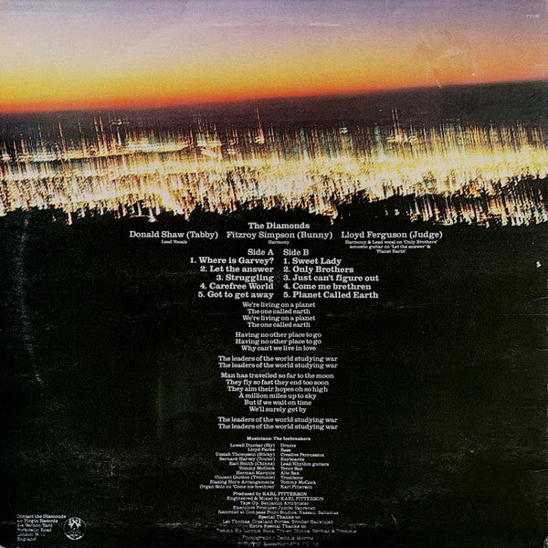 The Mighty Diamonds : Planet Earth (LP, Album)