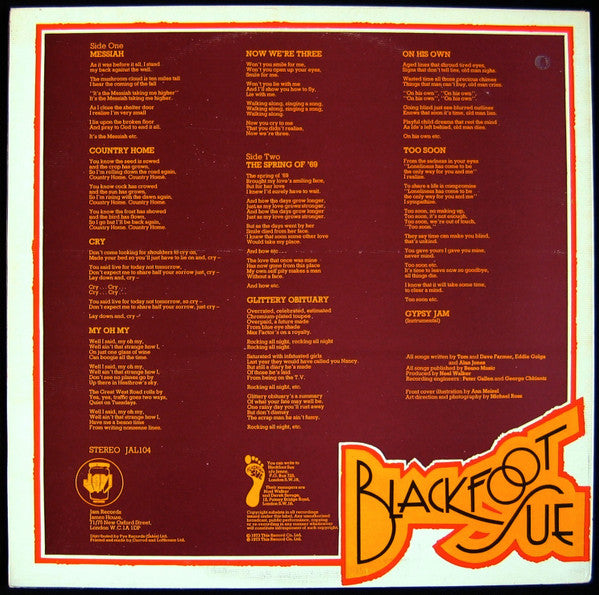 Blackfoot Sue ~ Nothing To Hide (Vinyl) - Djungel & Jazz