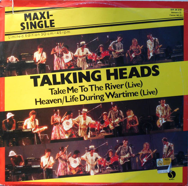 Talking Heads ~ Take Me To The River (Live) / Heaven/Life During Wartime (Live) (Vinyl) - Djungel & Jazz