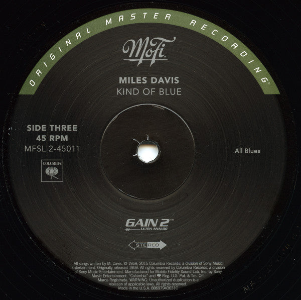 Miles Davis ~ Kind Of Blue (Vinyl) - Djungel & Jazz