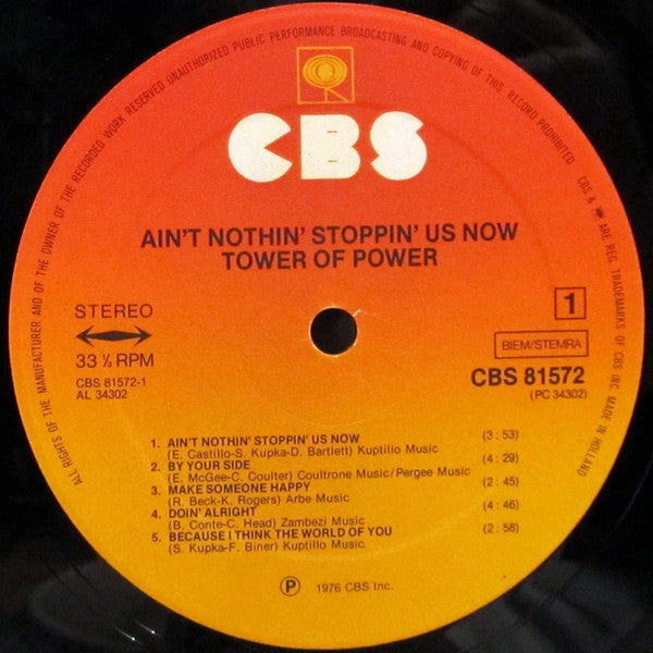 Tower Of Power ~ Ain't Nothin' Stoppin' Us Now (Vinyl) - Djungel & Jazz
