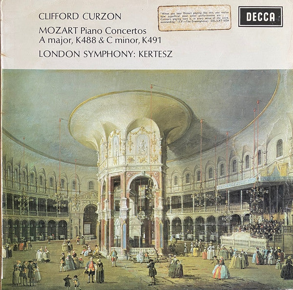 Clifford Curzon, Mozart, London Symphony, Kertesz ~ Piano Concertos A Major, K488 & C Minor, K491 (Vinyl) - Djungel & Jazz