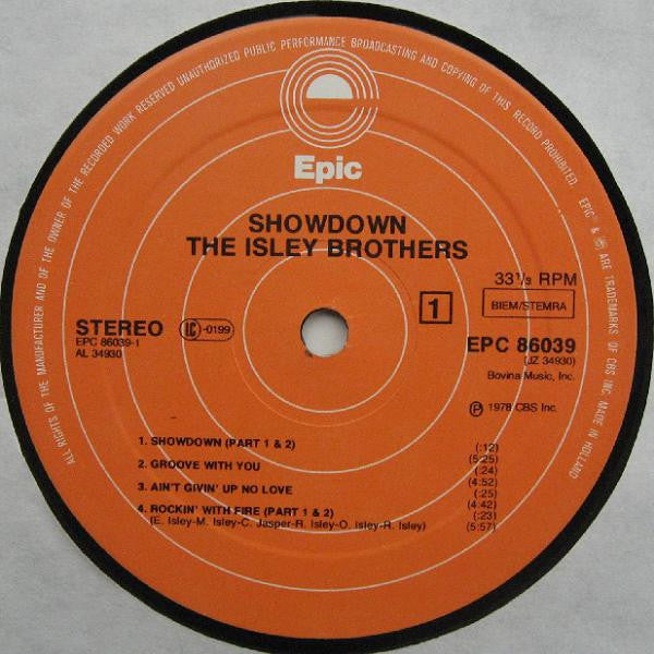 The Isley Brothers : Showdown (LP, Album, Gat)