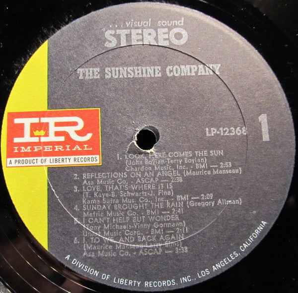 The Sunshine Company ~ The Sunshine Company (Vinyl) - Djungel & Jazz