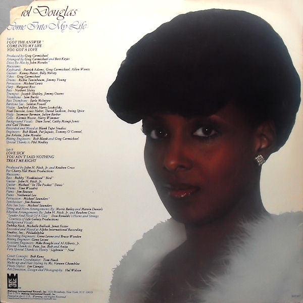 Carol Douglas ~ Come Into My Life (Vinyl) - Djungel & Jazz