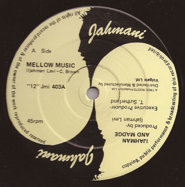 Ijahman & Madge / Alric Forbes : Mellow Music / Jah Is Coming Again (12")