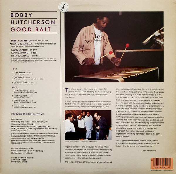 Bobby Hutcherson ~ Good Bait (Vinyl) - Djungel & Jazz