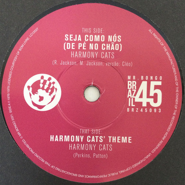 Harmony Cats ~ Seja Como Nós (De Pé No Chão) / Harmony Cats‘ Theme (Vinyl) - Djungel & Jazz