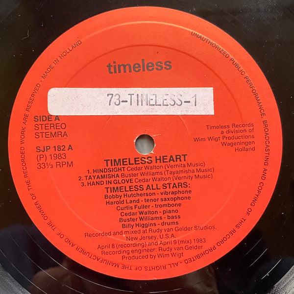 Timeless All Stars ~ Timeless Heart (Vinyl) - Djungel & Jazz