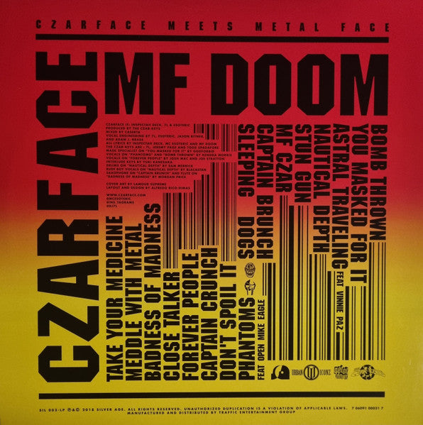 Czarface, MF Doom ~ Czarface Meets Metal Face (Vinyl) - Djungel & Jazz