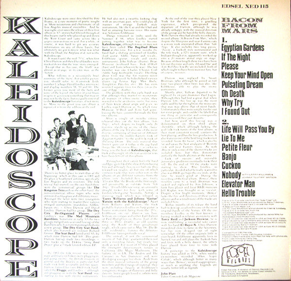Kaleidoscope  ~ Bacon From Mars (Vinyl) - Djungel & Jazz