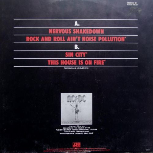 AC/DC : Nervous Shakedown (12")