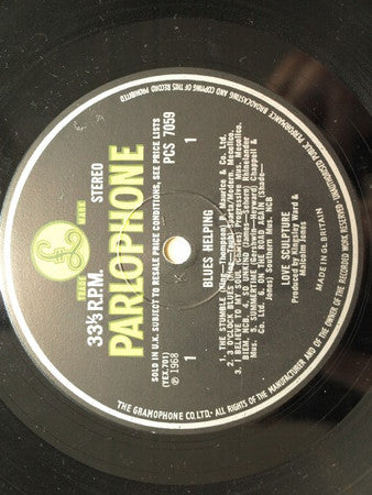 Love Sculpture ~ Blues Helping (Vinyl) - Djungel & Jazz