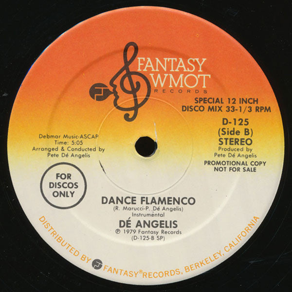 Dé Angelis* : Dance Flamenco (12", Promo)